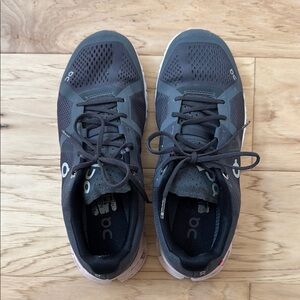 On Running Women's Athletic Shoes - Black and Gray
